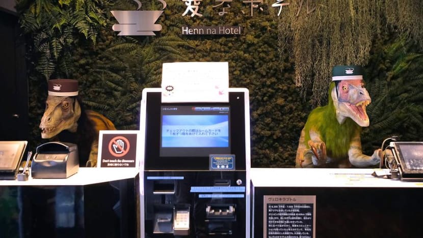 Robotel: Japan hotel staffed by robot dinosaurs Robotel: Japan hotel staffed by robot dinosaurs