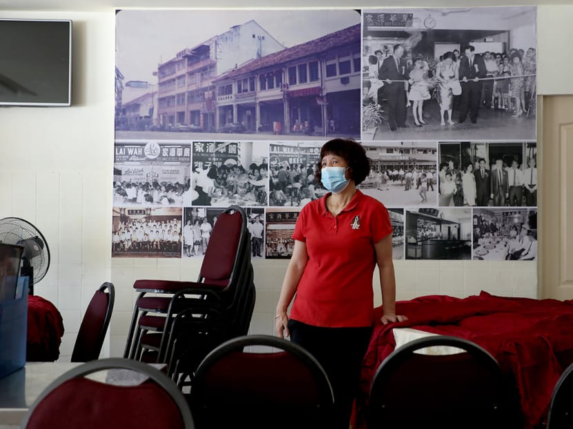 Ms Susan Kwa, 58, head waitress at Lai Wah Restaurant. Ms Susan Kwa, 58, head waitress at Lai Wah Restaurant.