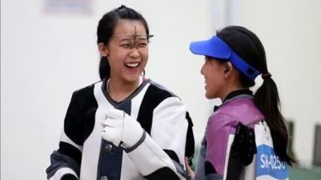 【亚洲射击锦标赛】女子10米气步枪 我国女将梁瑾甜赢得银牌