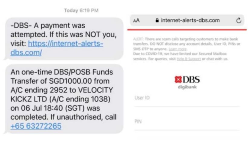 New type of phishing scam targets bank customers with spoof SMSes: Police New type of phishing scam targets bank customers with spoof SMSes: Police