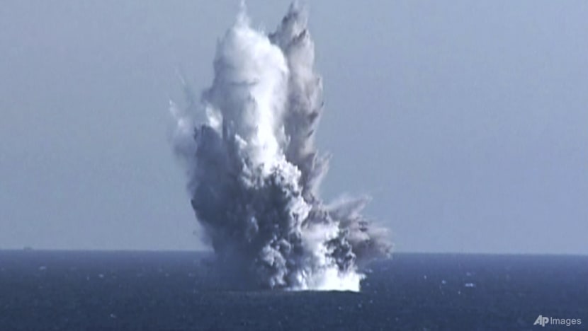 North Korea says it tested new underwater nuclear attack 'drone' North Korea says it tested new underwater nuclear attack 'drone'