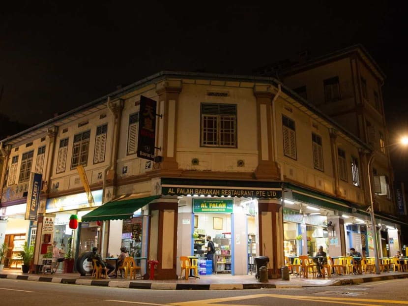 Al Falah Barakah Restaurant in Joo Chiat. Its operators may reduce the opening hours at the 24-hour eatery owing to a spike in electricity prices.