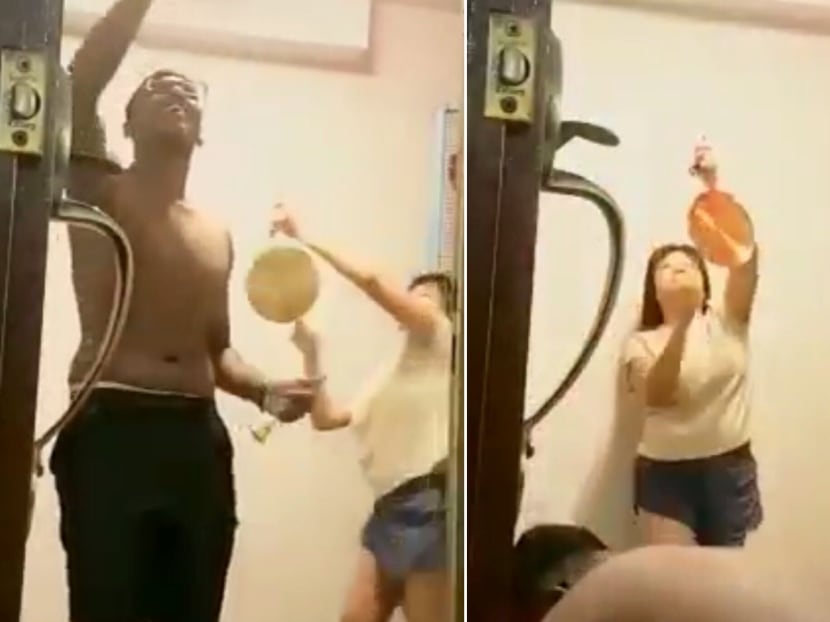 Screengrabs from a video posted by Facebook user Livanesh Ramu. Screengrabs from a video posted by Facebook user Livanesh Ramu.