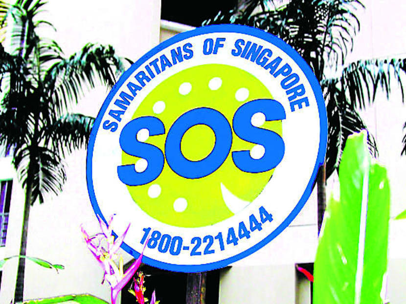Samaritans Of Singapore hotline. TODAY file photo