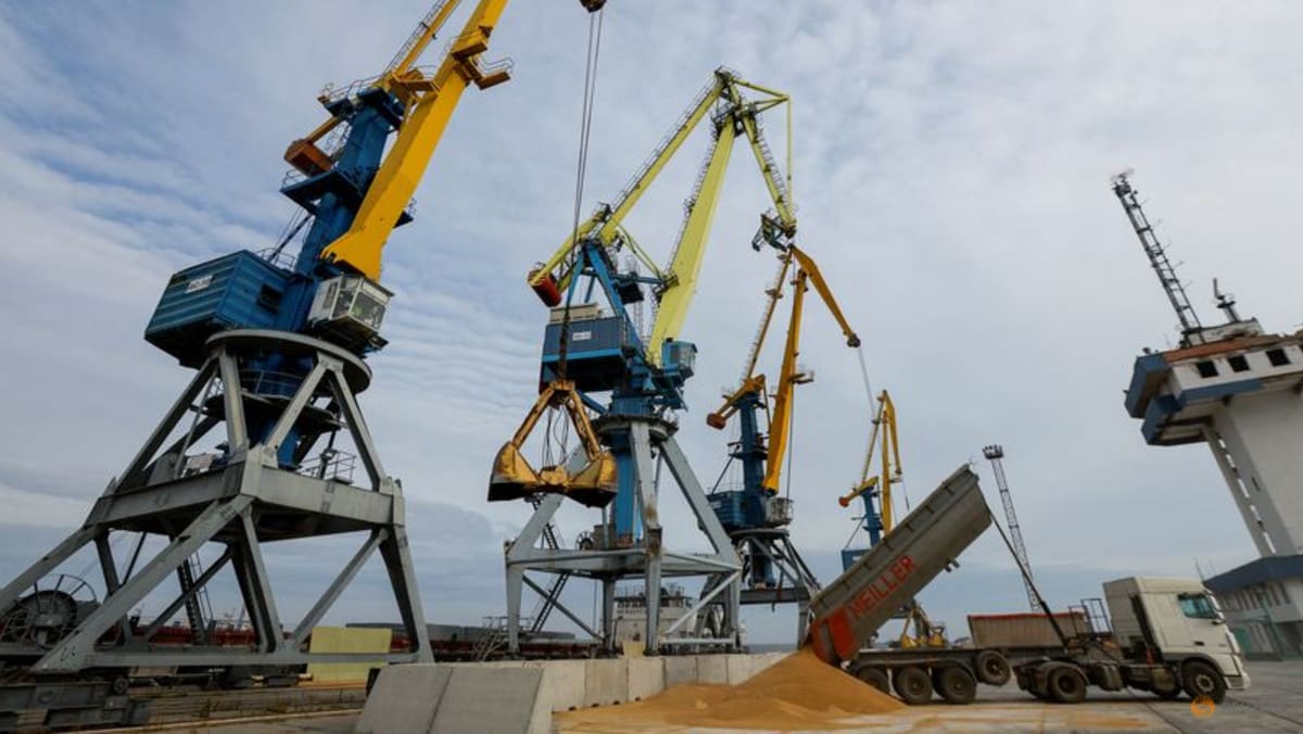 In Ukraine’s bombarded ports, ship buyers scout for deals