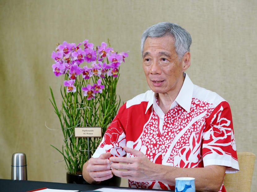 Prime Minister Lee Hsien Loong speaking at the closing session of the Conversations on Singapore Women’s Development on Sept 18, 2021. Prime Minister Lee Hsien Loong speaking at the closing session of the Conversations on Singapore Women’s Development on Sept 18, 2021.