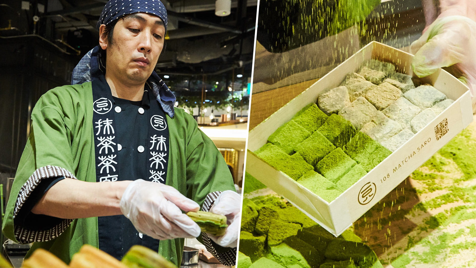 Hokkaido's 108 Matcha Saro Makes Green Tea Pancakes & Warabi Mochi Right In Front Of You