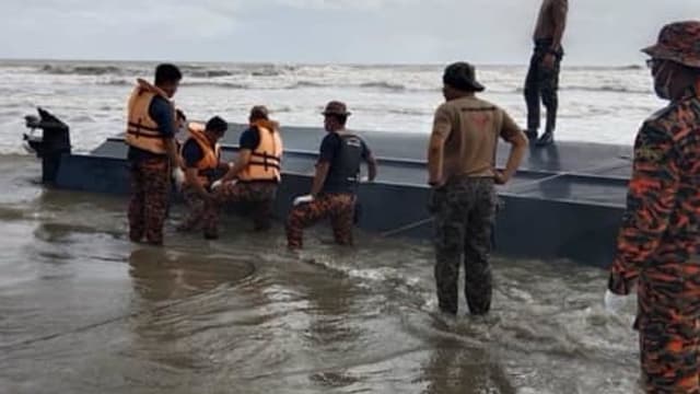 非法移民船只在马国柔佛州海域翻覆 酿11死