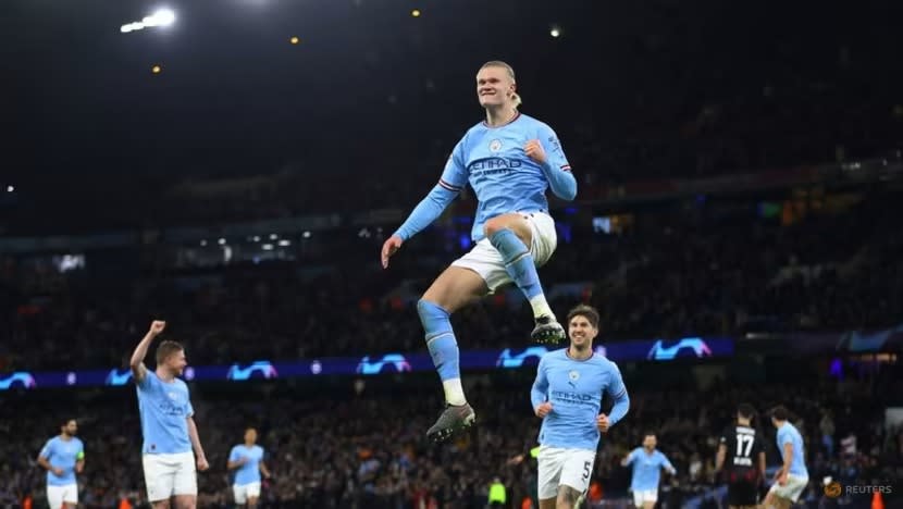Champions League - காலிறுதிச் சுற்றுக்கு முன்னேறிய மென்செஸ்ட்டர் சிட்டி; 5 கோல்கள் போட்டு எர்லிங் ஹாலன்ட் சாதனை Champions League - காலிறுதிச் சுற்றுக்கு முன்னேறிய மென்செஸ்ட்டர் சிட்டி; 5 கோல்கள் போட்டு எர்லிங் ஹாலன்ட் சாதனை