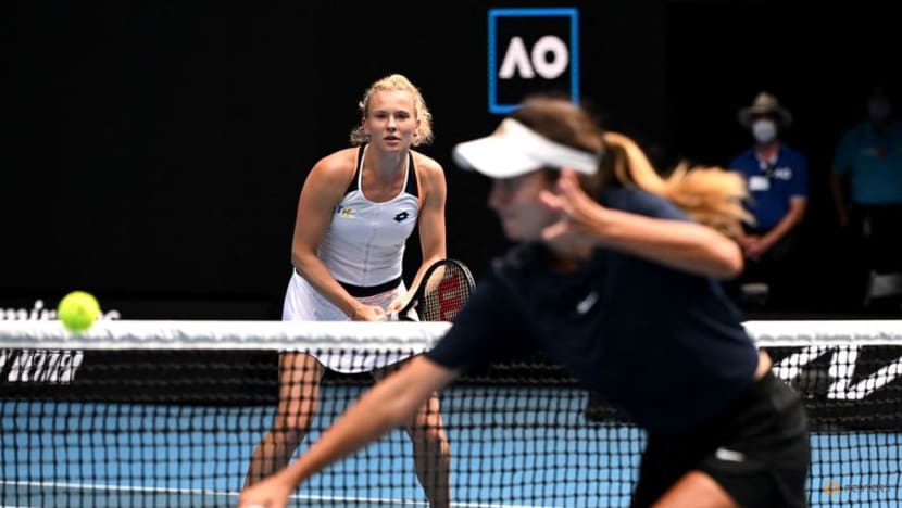 Krejcikova and Siniakova fight back to win Australian Open women's doubles Krejcikova and Siniakova fight back to win Australian Open women's doubles
