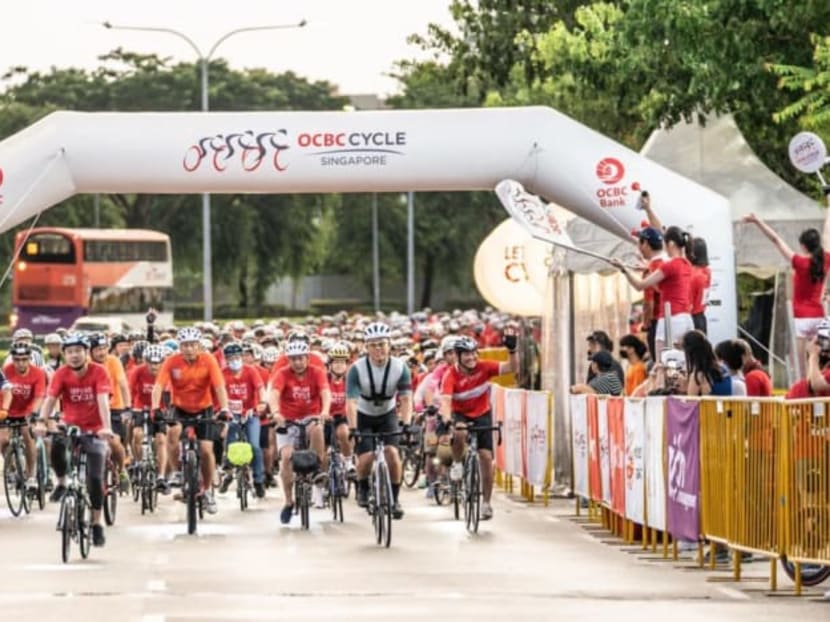 Two thousand cyclists took part in the City Ride of the OCBC Cycle on Sunday, May 8, 2022.
