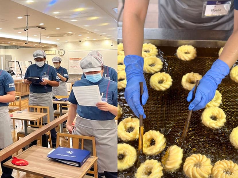 How Mister Donut's new employees are trained at 'doughnut college' in Osaka 