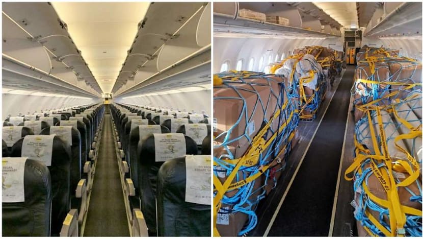 Scoot modifies A320 aircraft, removing passenger seats to double cargo capacity Scoot modifies A320 aircraft, removing passenger seats to double cargo capacity