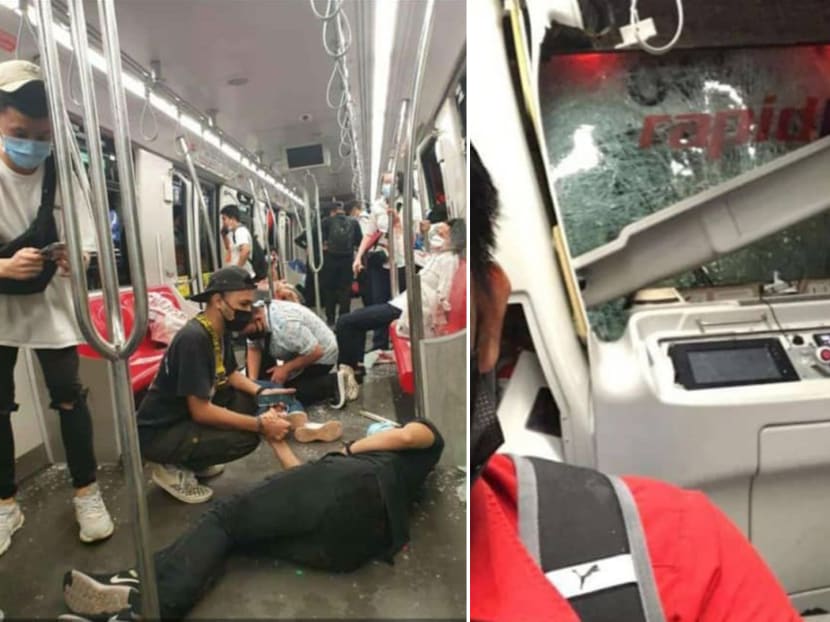 47 passengers 'seriously' hurt, more than 100 others injured, after LRT trains in KL collide 47 passengers 'seriously' hurt, more than 100 others injured, after LRT trains in KL collide