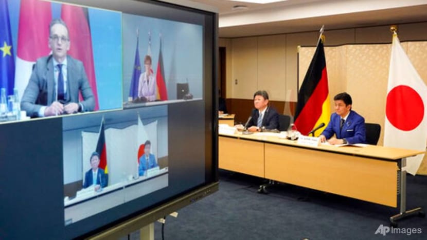 Japan, Germany hold first security talk to deter China Japan, Germany hold first security talk to deter China