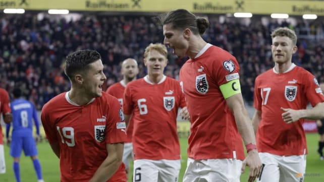 Sabitzer double guides Austria to 4-1 victory over Azerbaijan