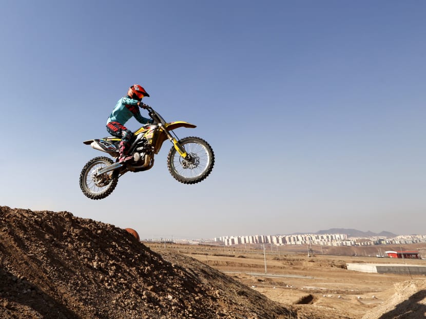 Iranian biker blazes trail for women