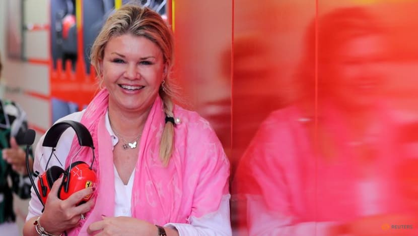 Motor racing:
Schumacher's wife says F1 great 'different, but here' Motor racing:
Schumacher's wife says F1 great 'different, but here'