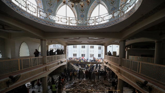 巴基斯坦回教堂爆炸案 死亡人数曾至超过90人至少170受伤