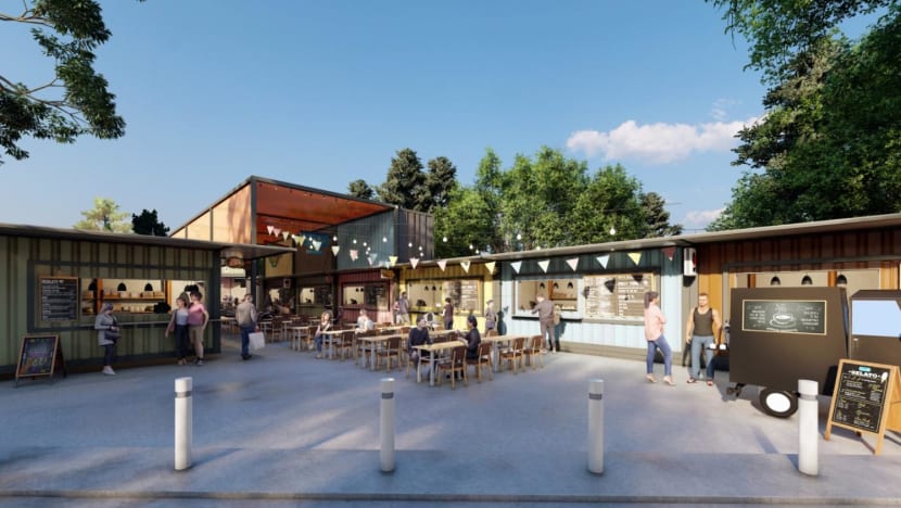 artist impression of cosford container park 2