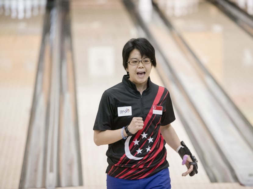 After leapfrogging Game 1 leader Esther Cheah after the second game, Cherie Tan (above) never relinquished the lead. Photo: Sport Singapore