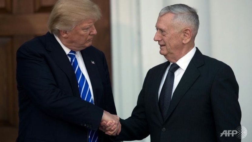Trump pilih Mattis sebagai setiausaha pertahanan