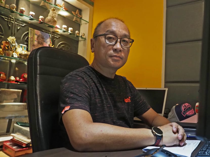 Mr Sam Tan (pictured) was diagnosed in 2017 with lymphoma and suffered relapses in 2019 and 2020.
