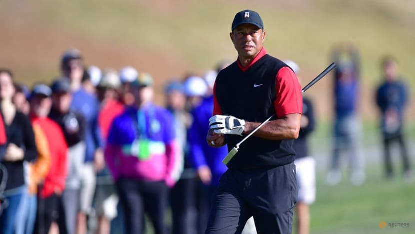 Woods closes with two-over 73 at Riviera, says 'headed in right direction'