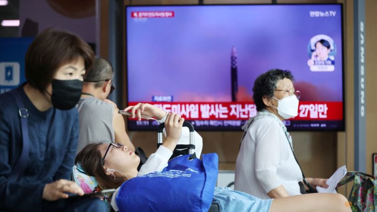 North Korea fires long-range missile ahead of South Korea, Japan meeting North Korea fires long-range missile ahead of South Korea, Japan meeting