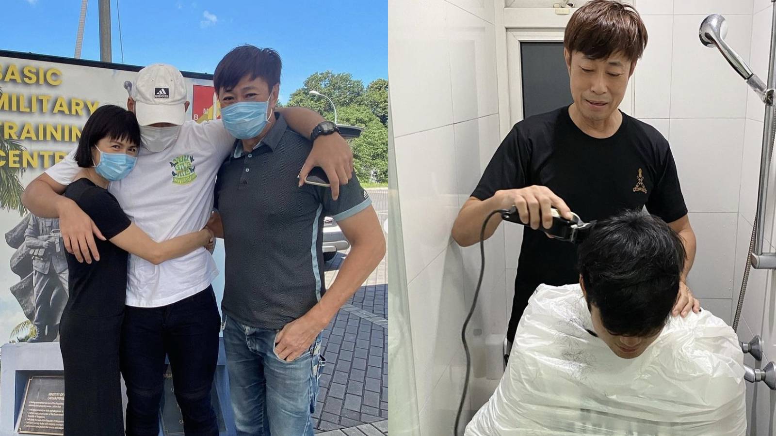 Pan Lingling & Huang Shinan’s Younger Son Enlists For NS; Has His Dad As His “Barber” Pan Lingling & Huang Shinan’s Younger Son Enlists For NS; Has His Dad As His “Barber”
