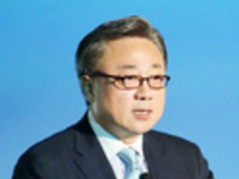 Mr Koh Dong-jin, president of the mobile communications business for Samsung Electronics. Photo: Reuters