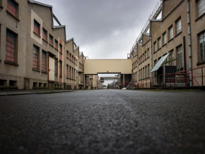 An empty factory. AFP file photo