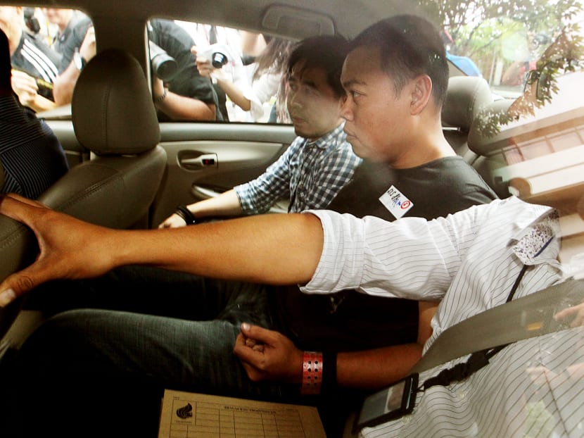 The Kovan murder suspect Iskandar leaves the Subordinate Courts on July 15, 2013. TODAY file photo