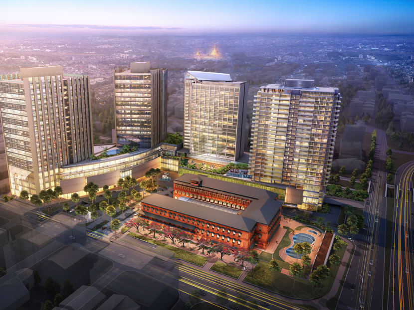 Yoma will develop the former headquarters of the Burma Railways Company into a five-star hotel. Artist’s impression: Yoma