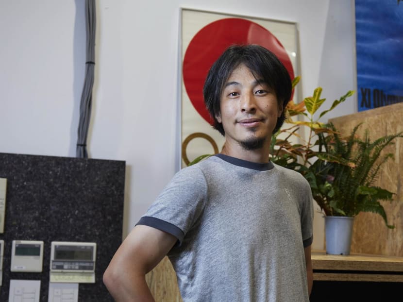 Mr Hiroyuki Nishimura, who started the website 2chan and now owns 4chan, in Tokyo, on June 19, 2022. 