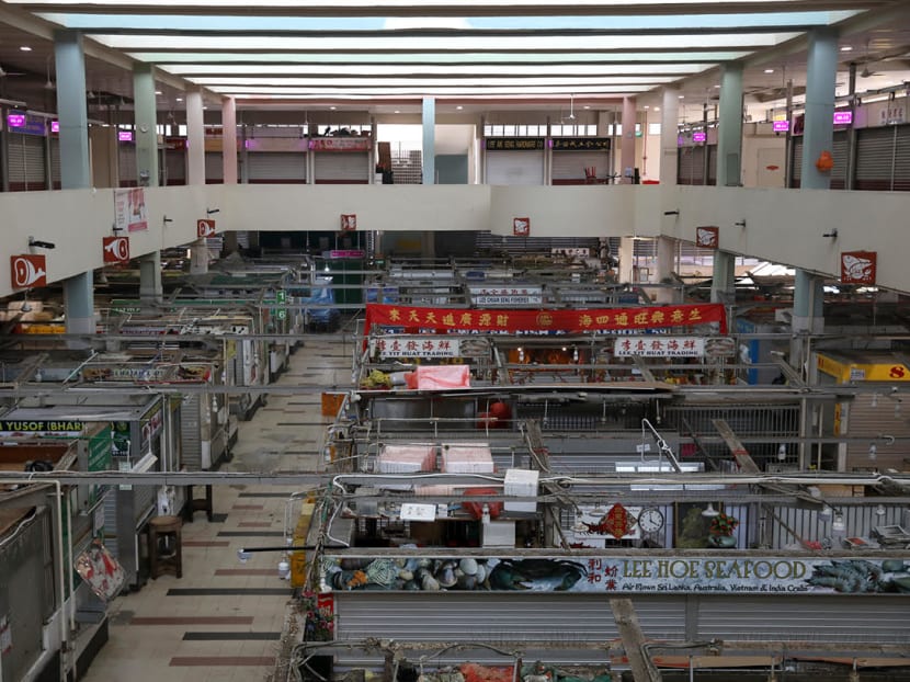 A view of the wet market at Tekka Centre on Nov 30, 2020.