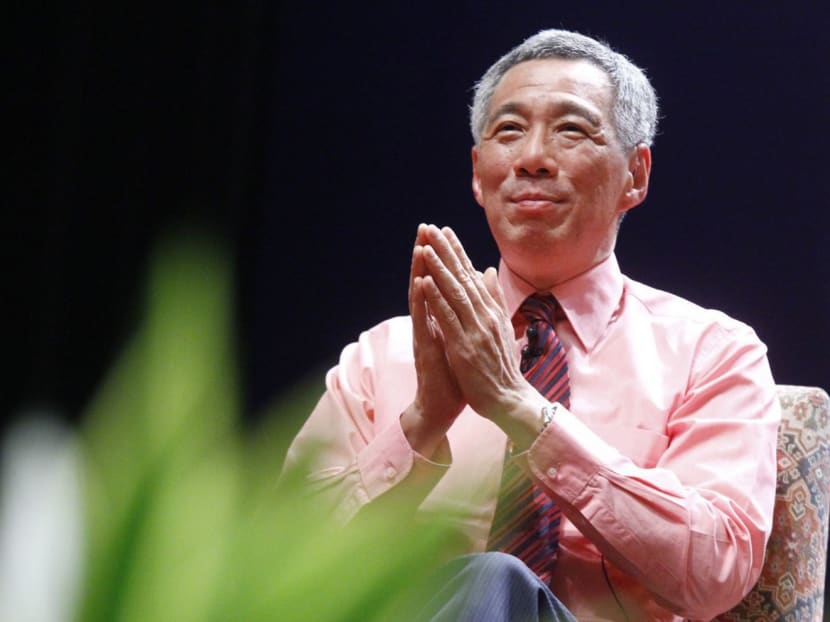 Prime Minister Lee Hsien Loong at the Nanyang Technological University Ministerial Forum 2014. Photo: Ernest Chua