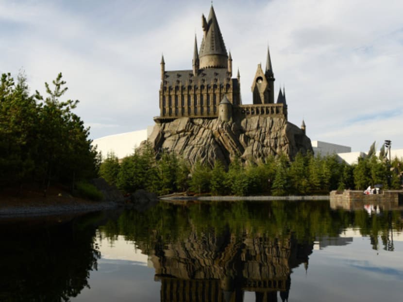The Wizarding World of Harry Potter themed area stands at Universal Studios Japan, operated by USJ, in Osaka, Japan on Aug 7, 2014. Photo: Variety.com