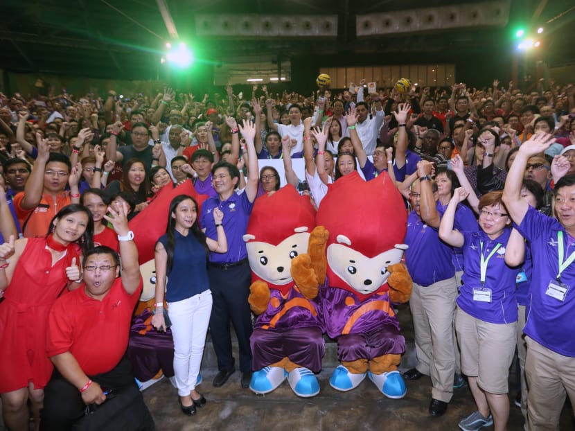 Organisers are targeting for 800,000 to one million visitors at the Kallang cluster during the Games, which will cost S$324.5 million to organise and will see about 4,900 athletes from 11 nations competing across 31 competition venues in three clusters in Kallang, Marina Bay and the Singapore Expo. Photo: Ernest Chua/TODAY