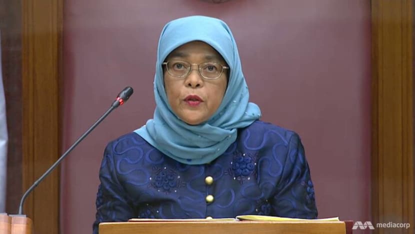 Watch: President Halimah Yacob delivers address to Singapore's 14th Parliament Watch: President Halimah Yacob delivers address to Singapore's 14th Parliament