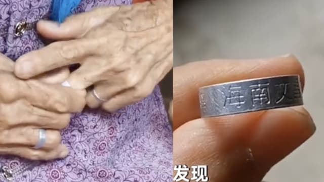 中国奶奶戴“银戒”多年 戒上五字让孙女懵了