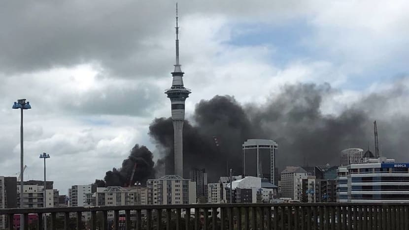Fire erupts at Auckland's Sky City Convention Centre Fire erupts at Auckland's Sky City Convention Centre