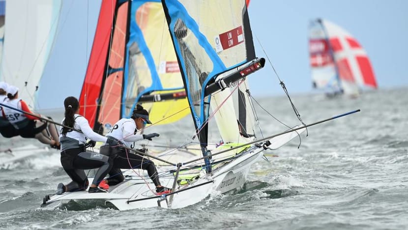 Sailing: Kimberly Lim and Cecilia Low finish 9th overall, first Singaporeans to qualify for medal race at Olympics
