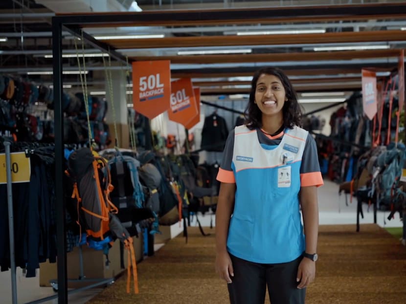 The writer says that she is choosing to buck the trend of millennials who tend to job-hop. The writer says that she is choosing to buck the trend of millennials who tend to job-hop.