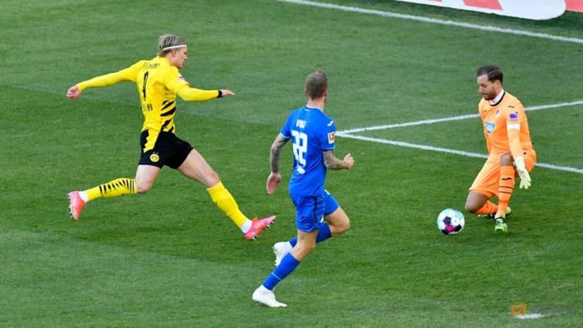 Football: Late Haaland goal rescues point for Dortmund against Hoffenheim