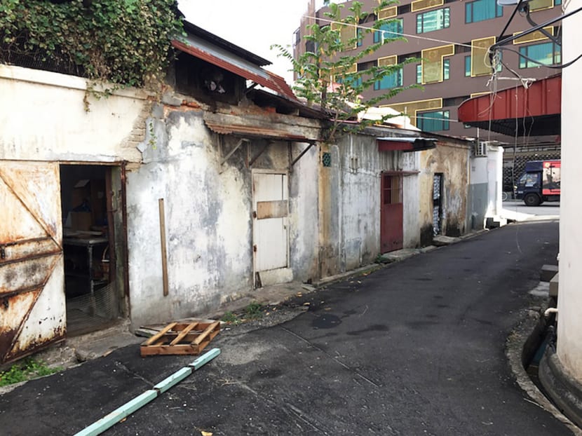 The back lane of Jalan Magazine leading to Jalan Gurdwara will become an access road for the public as part of an upgrading project. Photo: Malay Mail Online