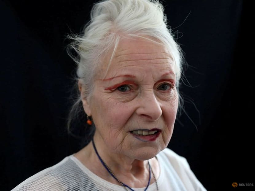 Designer Vivienne Westwood poses for a portrait before her catwalk show at London Fashion Week Men's in London, Britain June 12, 2017. Designer Vivienne Westwood poses for a portrait before her catwalk show at London Fashion Week Men's in London, Britain June 12, 2017.