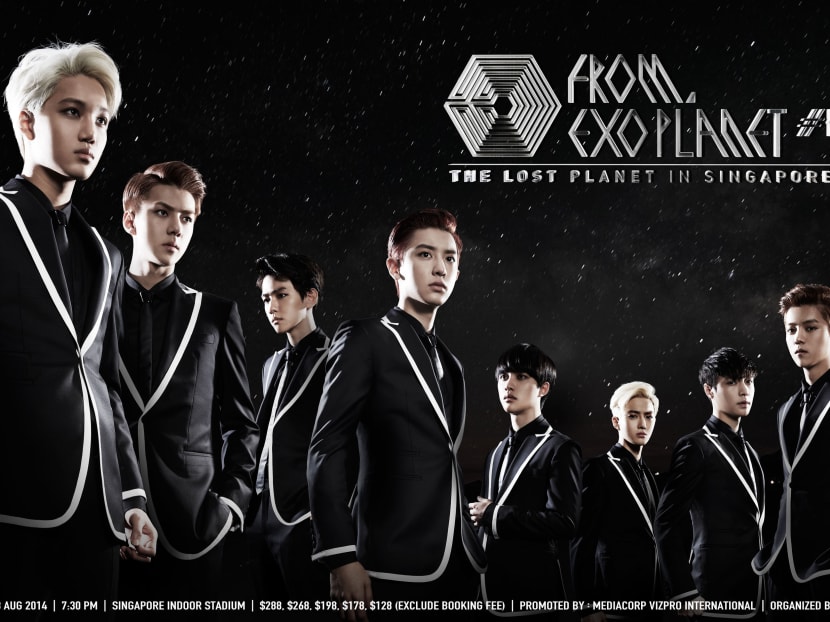 K-pop boy band EXO will be performing in Singapore on Aug 23.