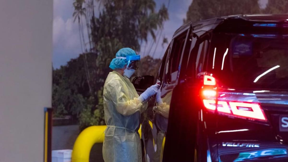 Covid 19 Singapore Launches Drive Through Facility For Re Swab Tests Cna