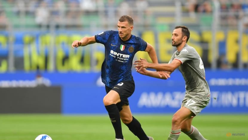 Soccer-Dzeko on target as champions Inter impress in win over Genoa Soccer-Dzeko on target as champions Inter impress in win over Genoa